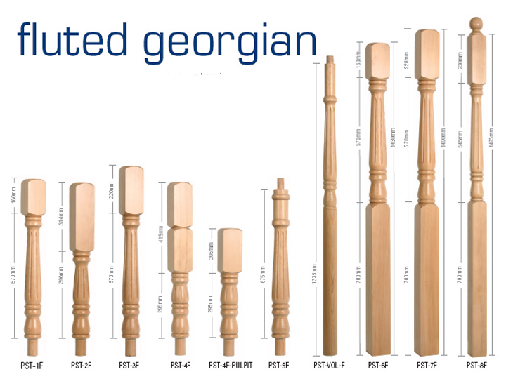 Fluted Georgian