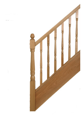 Oak staircase