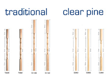 Traditional and Clear Pine